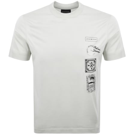 Emporio Armani Logo T Shirt White | Mainline Menswear us